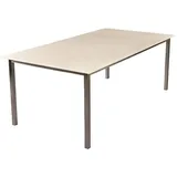 MAGNA Atelier Esstisch SAPPORO aus ECHTEM MARMOR, Küchentisch, Naturstein, Dining Table, nachhaltig, 200x100x75cm beige 160 cm x 75 cm