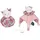 Doudou et Compagnie Boule Katze Schmusetuch 25 cm Rosa