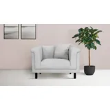 Home Affaire INOSIGN Sessel AGNIA B/T/H: 100/85/71 cm, incl. Zierkissen, auch in Cord und Bouclé grau