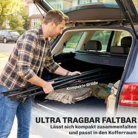 Outsunny Hängemattengestell verstellbar klappbar tragbar Hängemattenständer - Schwarz