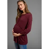 NEUN MONATE Umstandsshirt NEUN MONATE "Jersey-Bluse mit Bindegürtel", Damen, Gr.