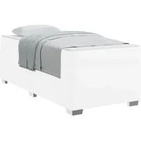 VidaXL Bettrahmen mit Matratze Weiß 80 x 200 cm
