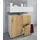 VCM Waschbeckenunterschrank Flandu 61 x 51 x 32 cm Weiß/Honigeiche
