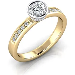 Verlobungsring VR30 585er Gelb-/Weiflgold - 8024