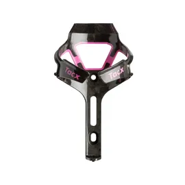 Tacx Ciro Flaschenhalter Carbon glänzend schwarz/rosa