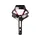 Tacx Ciro Flaschenhalter Carbon glänzend schwarz/rosa