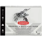 Derwent Skizzenblock A3 Querformat 30 Blatt Weiß