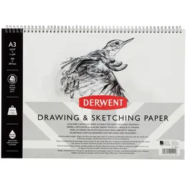 Derwent Skizzenblock A3 Querformat 30 Blatt Weiß