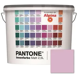 ALPINA Wandfarbe »Pantone«, Wandfarbe »Pantone«, Innenfarbe Winsome Orchid 2,5 Liter matt - lila