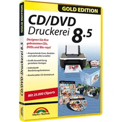 Markt+Technik CD/DVD Druckerei 8.5 Gold Edition Software
