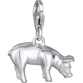 Nenalina Charm Anhänger Schwein Silber 925