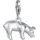 Nenalina Charm Anhänger Schwein Silber 925