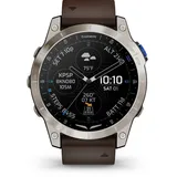 D2TM Mach 1, 47mm, Aviator Smartwatch Lederband