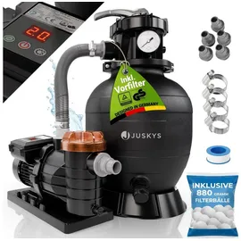 Juskys Sandfilteranlage 400 W inkl. Timer-Funktion