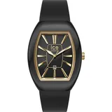 ICE-Watch - Ice boliday Dome Black Gold - Schwarze Damenuhr mit Silikonarmband - 024031 (Small)