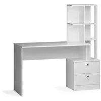 Vicco Schreibtisch Denton Weiß, 136 x 55 cm,
