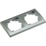 ChiliTec Delphi 2-fach Rahmen Silber/Grau 20x30 cm 2er Set