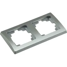 ChiliTec Delphi 2-fach Rahmen Silber/Grau 20x30 cm 2er Set