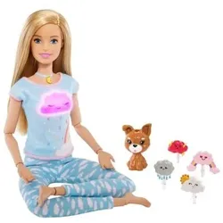 MATTEL GNK01 Barbie Wellness Meditations Puppe (blond) und Spielset