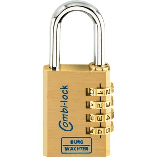 Burg Wächter Zahlen-Vorhangschloss Combi Lock 80 40 M SB