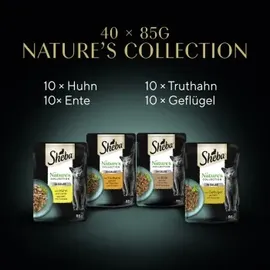 Sheba Nature's Collection Poultry Jelly Flavours - Katzennassfutter 40x85g