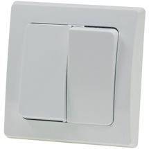 ChiliTec DELPHI 2-fach Serien-Schalter 250V weiß