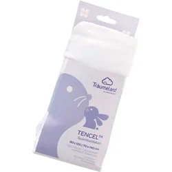 Bettlaken TRÄUMELAND "hochwertiges Spannbetttuch aus Tencel", weiß, B:70cm L:140cm, Tencel, Obermaterial: 100% Lyocell (TENCEL), Laken, Tencel sorgt für ein besonders trockenes, gesundes Schlafklima