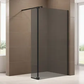 Bernstein - Seitenelement Spritzschutz NT106 Walk-In Dusche Graues Glas