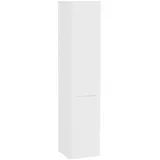 Vitra Integra Round Hochschrank 40 x 37 x 180 cm Weiß Matt Glas/Metall