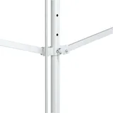vidaXL Freistehende Markise 4 x 3 m grau