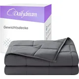 DAILYDREAM Gewichtsdecke für Erwachsene aus 100% Baumwolle, Edition"Grau"