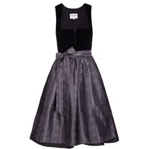 Edelnice Evi Samt Dirndl schwarz 52