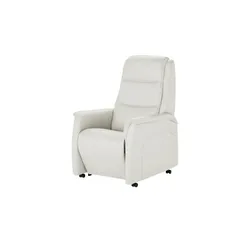 Hukla Ledersessel mit verschiedenen Funktionen Dean ¦ weiß ¦ Maße (cm): B: 70 H: 109 T: 88.0