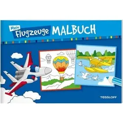 TESSLOFF 378864447 Mein Flugzeuge-Malbuch