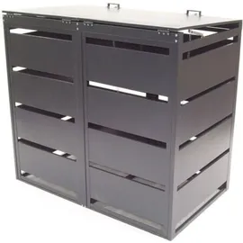 Apex Digital Mülltonnenbox 2er 240 L 57060 grau