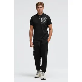 Camp David Poloshirt schwarz M