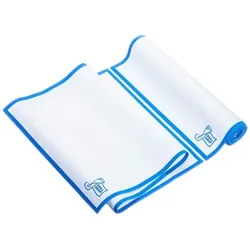 Baumwolltuchrolle mit blauem Rand 40x80cm