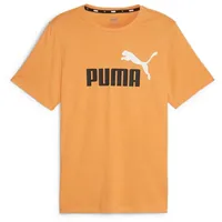 Puma T-Shirt Puma Herren T-Shirt ESS+ 2 Col Logo Tee 586759 orange M