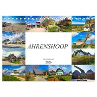 Calvendo Ahrenshoop Impressionen (Tischkalender 2026 DIN A5 quer), CALVENDO