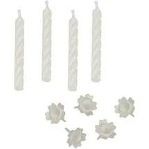 Papstar Geburtstagskerzen 6 cm 24 St. Weiß