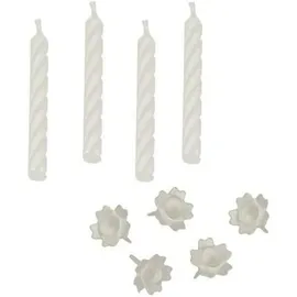 Papstar Geburtstagskerzen 6 cm 24 St. Weiß