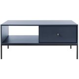 Selsey MONNE - Couchtisch 68x104 cm Dunkelblau,