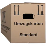 100 Premium Faltkartons Umzugskarton braun Neuware - braun