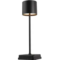 Nowa Tischlampe Tischleuchte Nachttischleuchte LED Touch schwarz USB Kabel