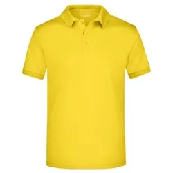 Herren Aktiv Poloshirt JN576, sonnen-gelb, Größe L - sonnen-gelb - L