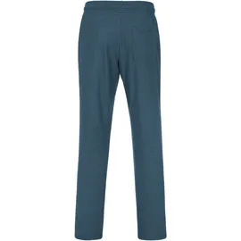 TRIGEMA Jerseyhose "TRIGEMA Hose DELUXE Baumwolle", Herren, Gr. M, US-Größen, blau (jeans, melange), 100% Baumwolle, Hosen Jerseyhose