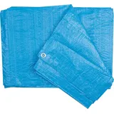 VOREL Abdeckplane Gewebeplane 3 x 5 m blau
