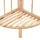 vidaXL Eckregal 27 x 27 x 110 cm Beige