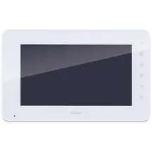 Vimar K42912 7in-Freisprech-LCD-Farb-Zusatzmonitor mit kapazitiver Tastatur für Set AP-Videohaustelefon, Netzteil mit austauschbaren Steckern EU, UK, USA und AUS Standard