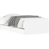 vidaXL Bettgestell 90 x 190 cm Grau